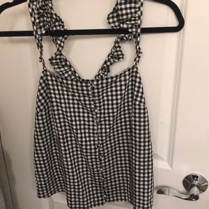 Super cute, Frenchie linen top